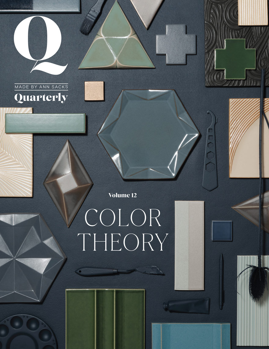 ann sacks tile color theory magazine cover