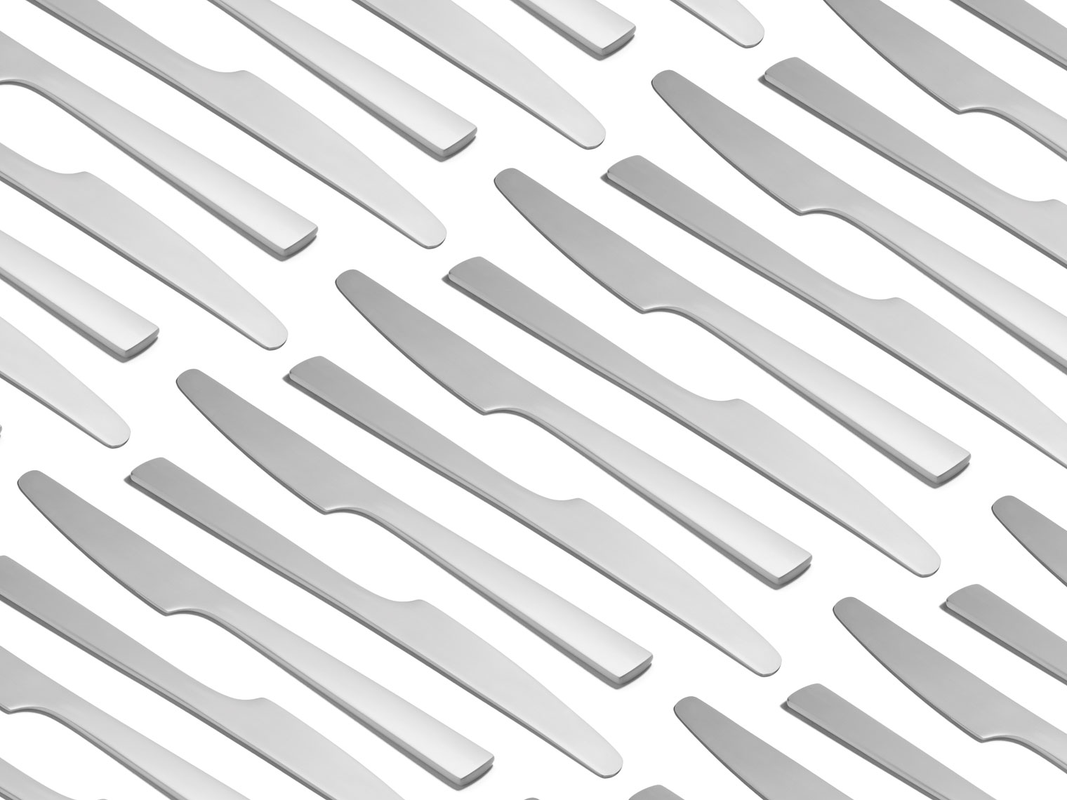 flatware pattern of butter knives