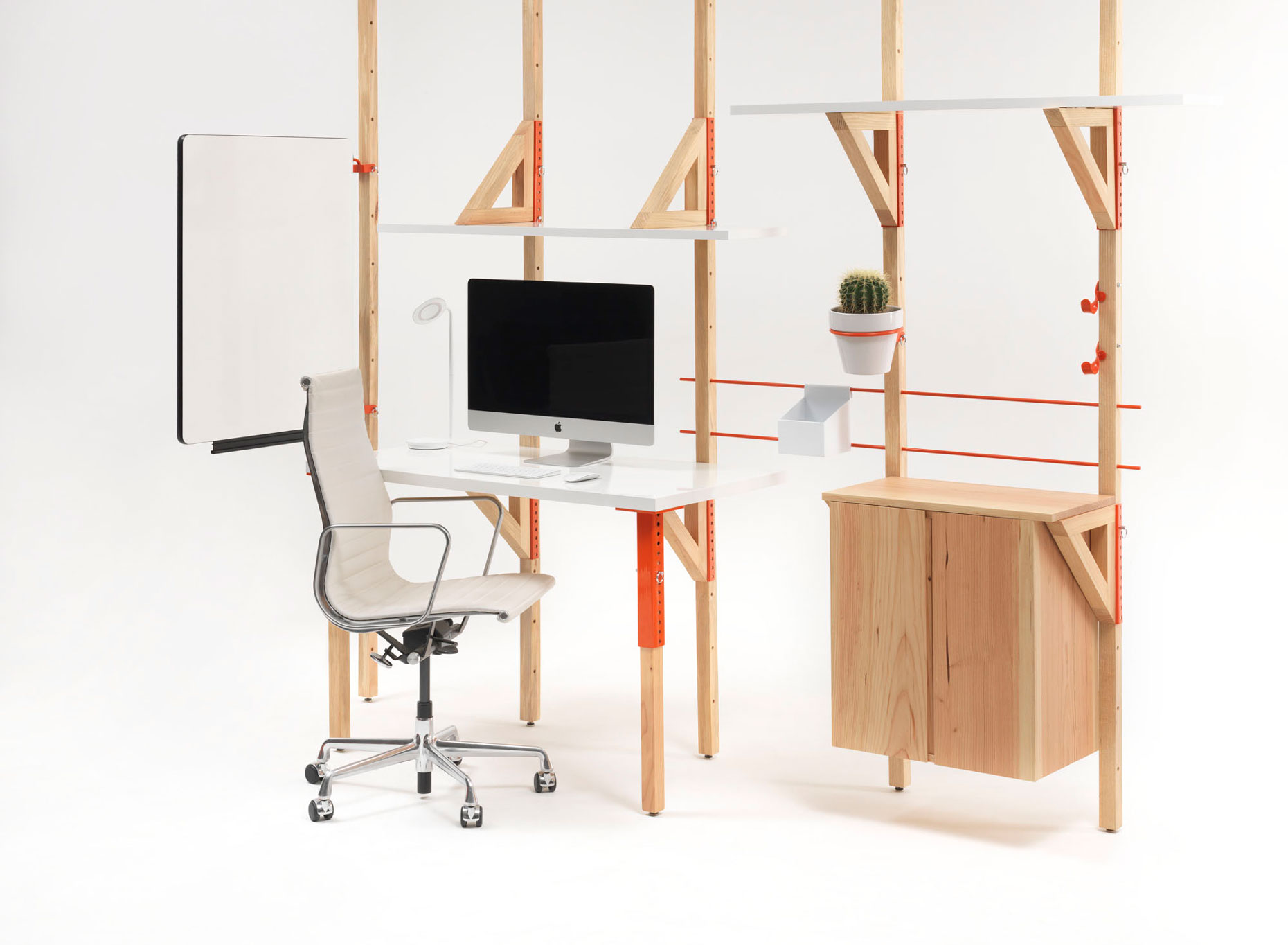 Modular Desk System Practical Application