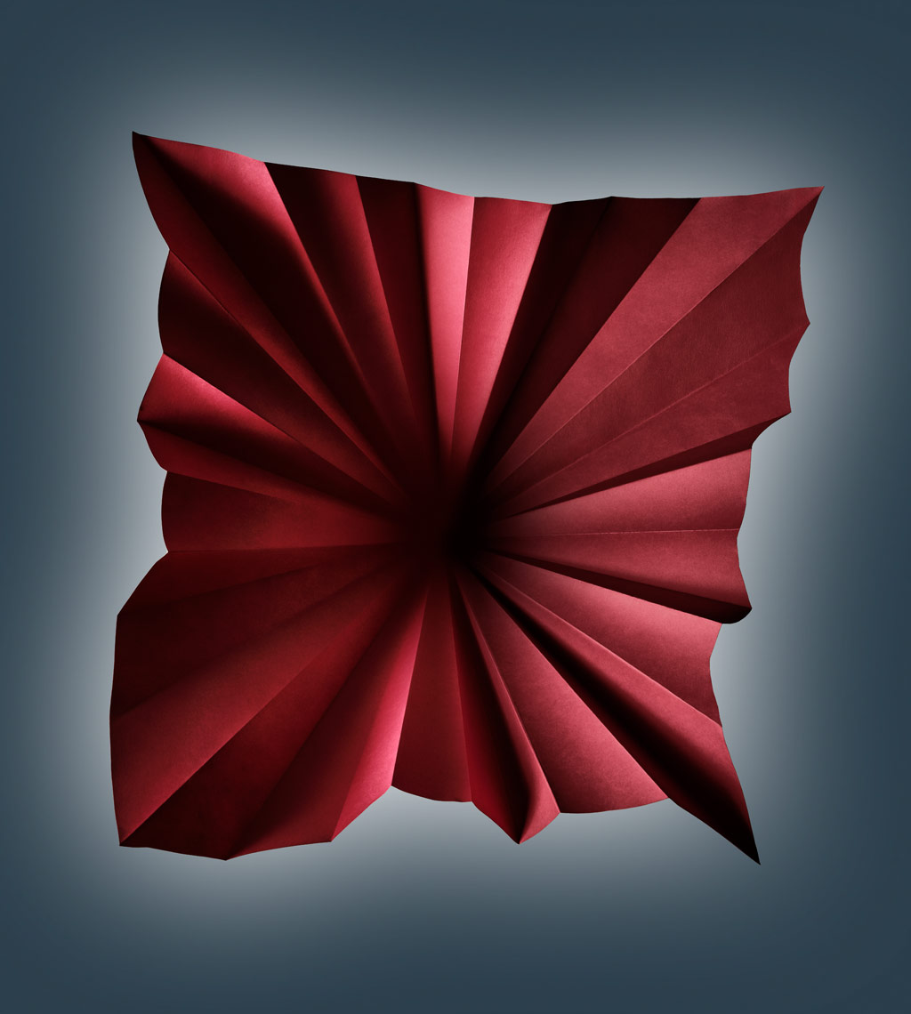 radial-folded-paper-art